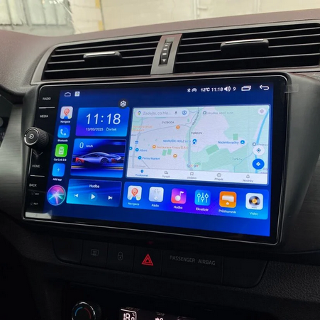 montáž autorádia do Škoda Fabia 3